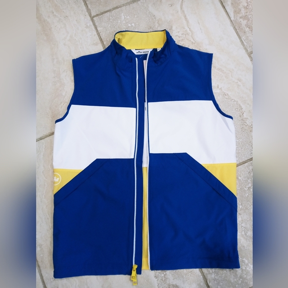 Peter Millar Crown Colorblock Vest Mens - Picture 1 of 5